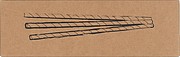 Set of 100 drink straws made of paper