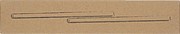 Set of 2 glass straws