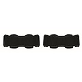 Set of 2 sports knee support, black