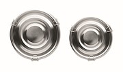 Set of 2 stainless steel boxes