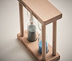 Set of 2 wooden sand timers