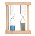 Set of 2 wooden sand timers