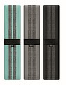 Set of 3 fitness bands in pouch