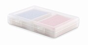 Set of classic playing cards, transparent