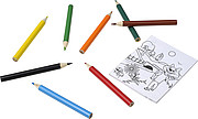 Set of colouring pencils and colouring sheets