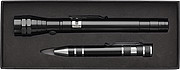 Set of torch and screwdriver in gift box