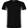 Shanghai short sleeve kids sports t-shirt, black, size 12