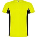 Shanghai short sleeve kids sports t-shirt, fluor yellow, size 12