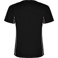 Shanghai short sleeve mens sports t-shirt, black, size M