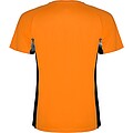 Shanghai short sleeve mens sports t-shirt, fluor orange, size S