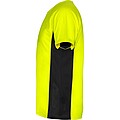 Shanghai short sleeve mens sports t-shirt, fluor yellow, size M