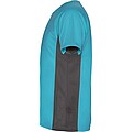 Shanghai short sleeve mens sports t-shirt, turquoise, size M