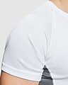 Shanghai short sleeve mens sports t-shirt, turquoise, size S