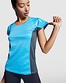 Shanghai short sleeve womens sports t-shirt, black, size M