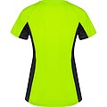 Shanghai short sleeve womens sports t-shirt, fluor green, size M