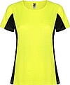 Shanghai short sleeve womens sports t-shirt, fluor orange, size M