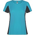 Shanghai short sleeve womens sports t-shirt, turquoise, size M