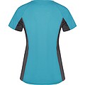 Shanghai short sleeve womens sports t-shirt, turquoise, size M