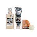 Shea butter Body care collection gift box - shower gel, hand cream, crystal soap and sparkling bath ball