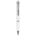 Shiny ballpen with matching coloured rubber grip