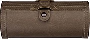Shoe polishing case, brown