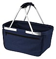 Shopper basket with zip pocket, dark blue
