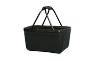 Shopper basket with zip pocket, turquise $