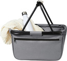 Shopper basket with zip pocket, turquise $ $ $