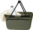Shopper basket with zip pocket, turquise $ $ $ $