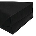 Shopper made of cotton canvas, black
