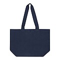 Shopper made of cotton canvas, dark blue