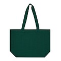 Shopper made of cotton canvas, dark green