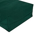 Shopper made of cotton canvas, dark green