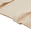 Shopper made of cotton twill, beige