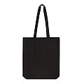 Shopper made of cotton twill, black