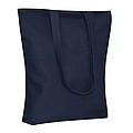 Shopper made of cotton twill, dark blue