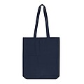 Shopper made of cotton twill, dark blue
