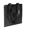 Shopping bag in nonwoven, black