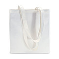 Shopping bag in nonwoven, white