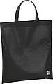 Shopping bag made of recycled non-woven, black