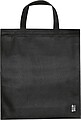 Shopping bag made of recycled non-woven, black