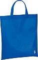 Shopping bag made of recycled non-woven, blue