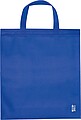 Shopping bag made of recycled non-woven, blue