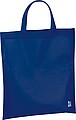 Shopping bag made of recycled non-woven, dark blue