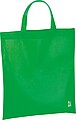 Shopping bag made of recycled non-woven, green