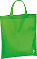 Shopping bag made of recycled non-woven, light green