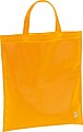 Shopping bag made of recycled non-woven, orange