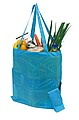 Shopping bag with long handles,colour turquoise