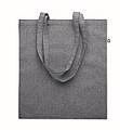 Shopping bag with long handles