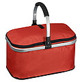 Shopping basket with cooling compartment